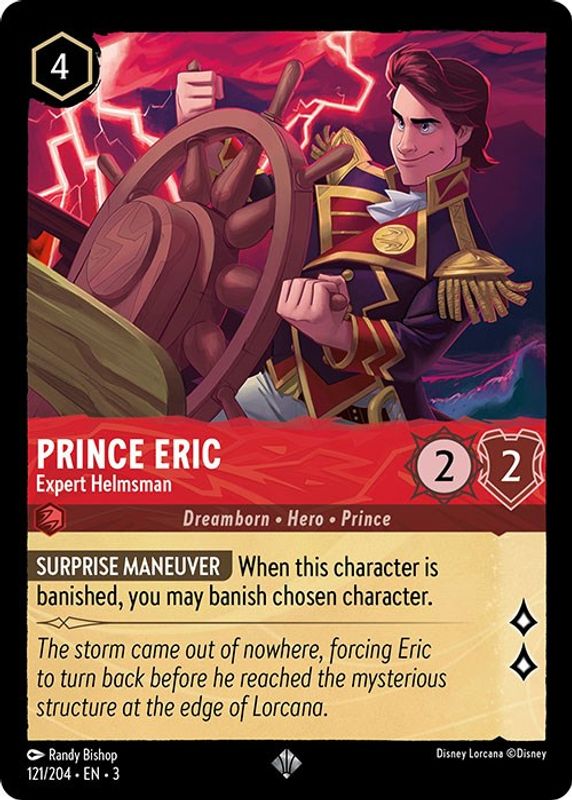 Prince Eric - Expert Helmsman - 121/204 - Super Rare