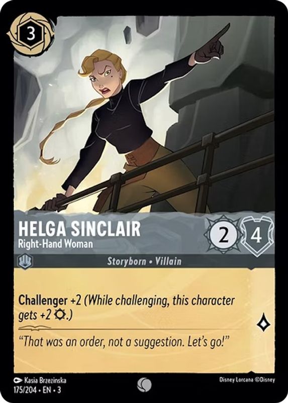 Helga Sinclair - Right-Hand Woman - 175/204 - Common