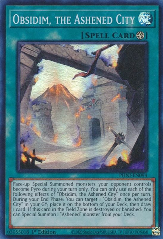 Obsidim, the Ashened City - PHNI-EN094 - Super Rare