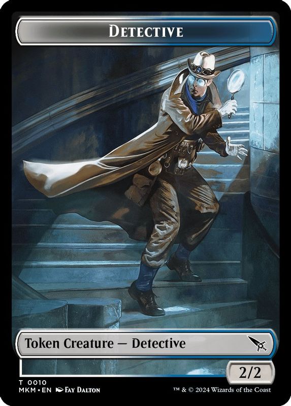 Detective // Bat Double-Sided Token - 10 // 4 - Token