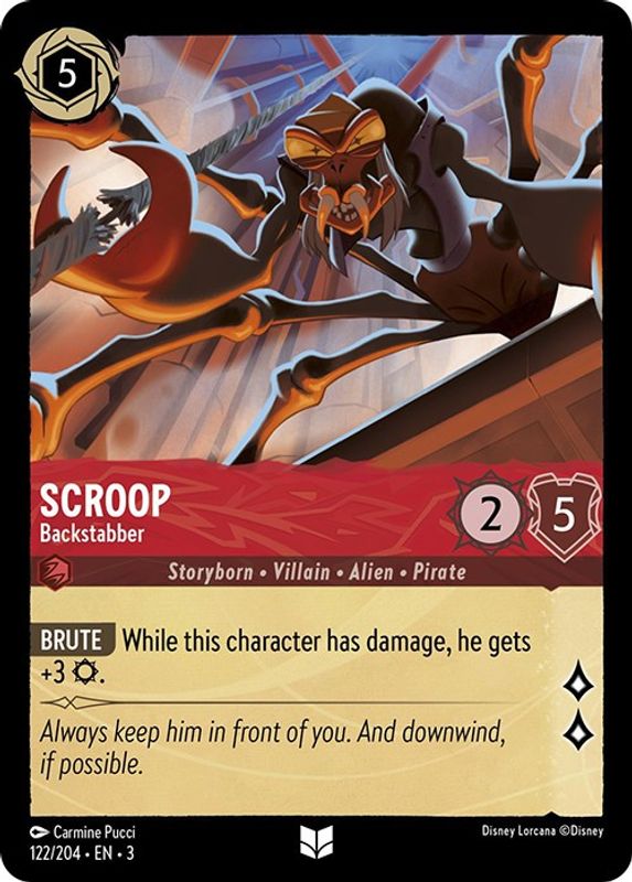 Scroop - Backstabber - 122/204 - Uncommon