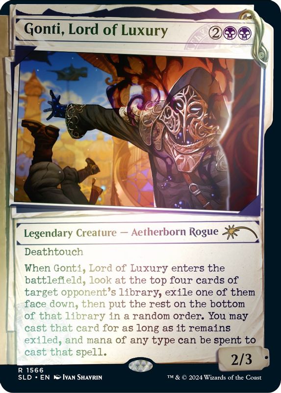 Gonti, Lord of Luxury (Rainbow Foil) - 1566 - Rare