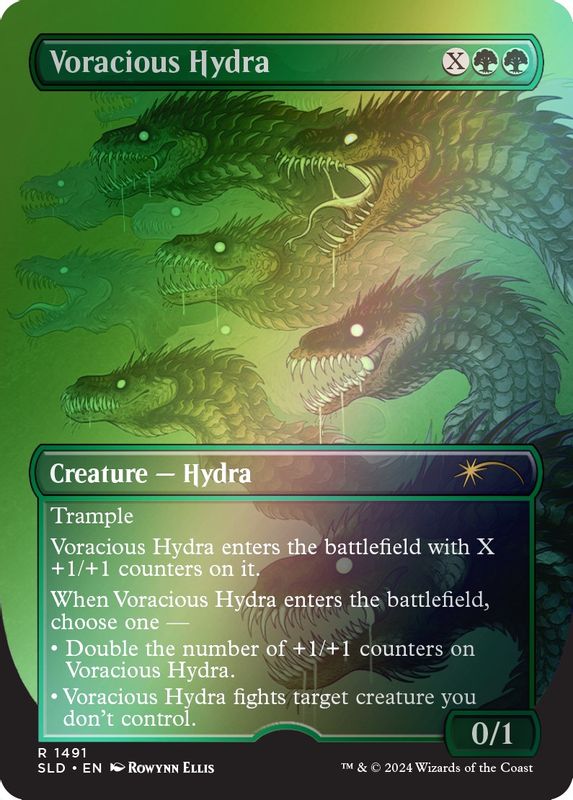 Voracious Hydra (Rainbow Foil) - 1491 - Rare