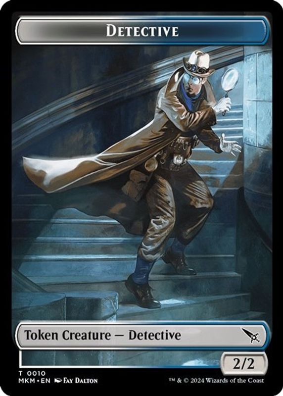 Detective // Ooze Double-Sided Token - 10 // 8 - Token