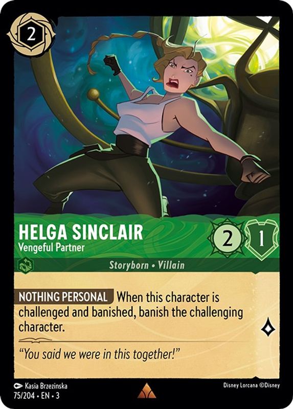 Helga Sinclair - Vengeful Partner - 75/204 - Rare