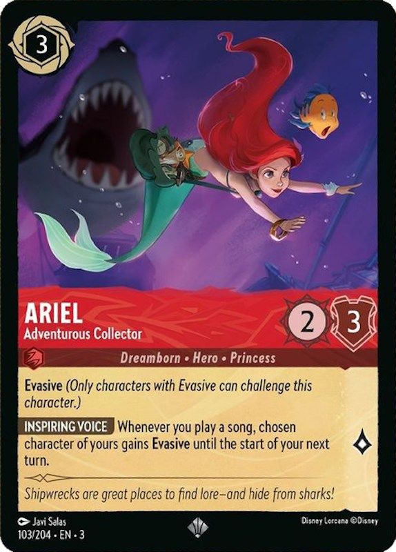 Ariel - Adventurous Collector - 103/204 - Super Rare