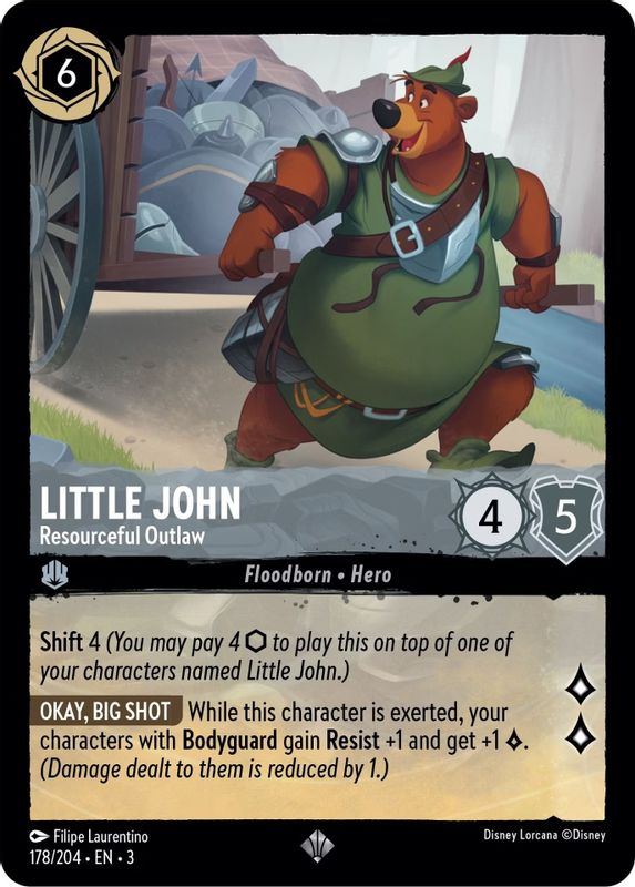 Little John - Resourceful Outlaw - 178/204 - Super Rare