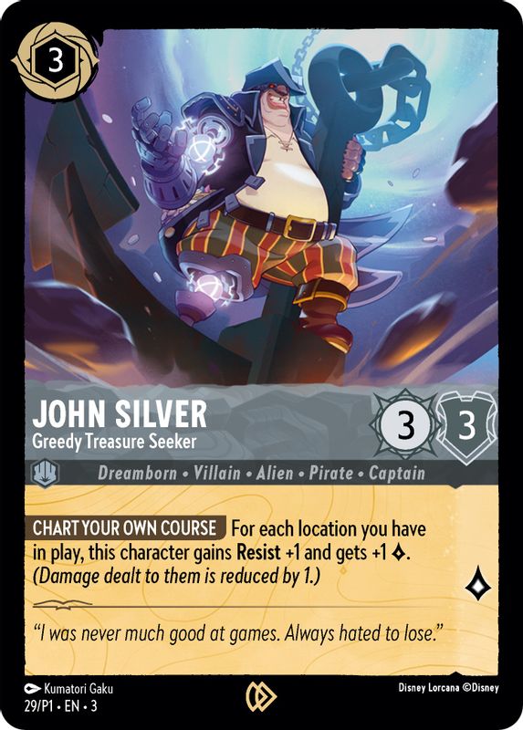 John Silver - Greedy Treasure Seeker - 29 - Promo