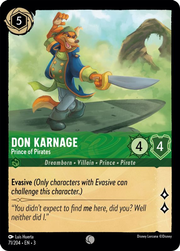 Don Karnage - Prince of Pirates - 71/204 - Common