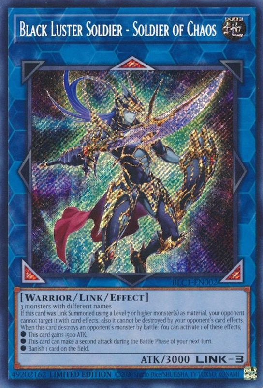 Black Luster Soldier - Soldier of Chaos - BLC1-EN002 - Secret Rare