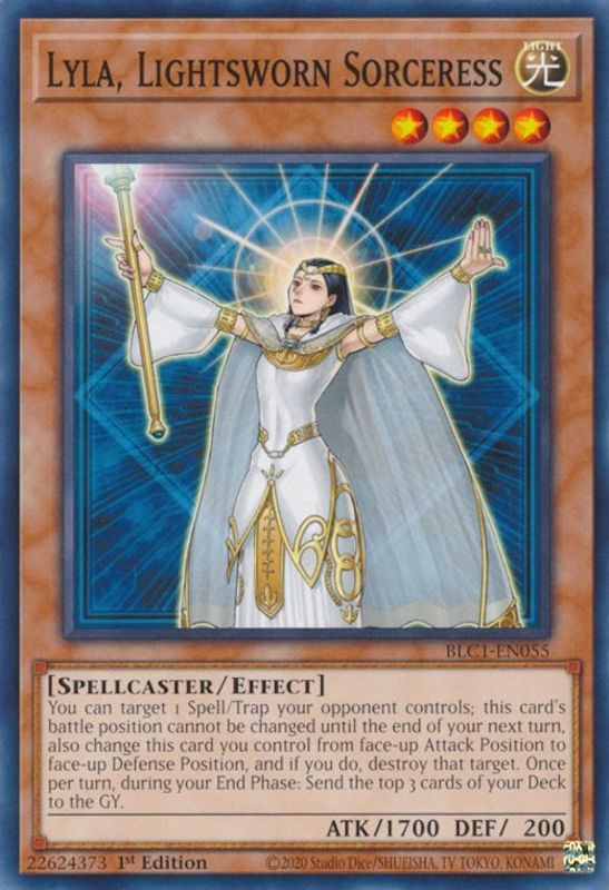 Lyla, Lightsworn Sorceress - BLC1-EN055 - Common / Short Print