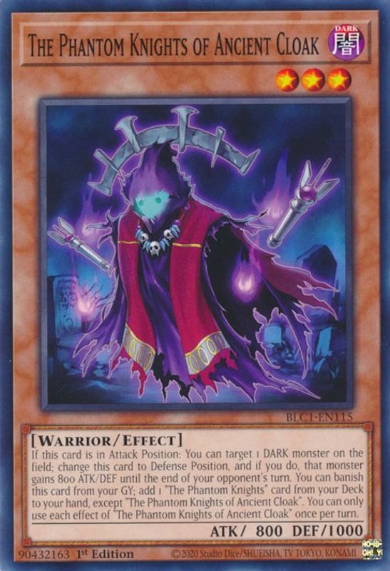 The Phantom Knights of Ancient Cloak - BLC1-EN115 - Common / Short Print