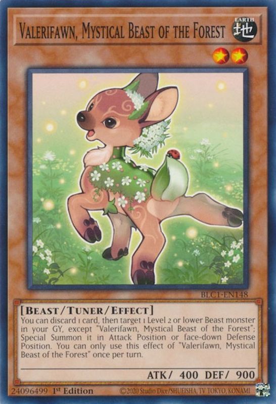 Valerifawn, Mystical Beast of the Forest - BLC1-EN148 - Common / Short Print