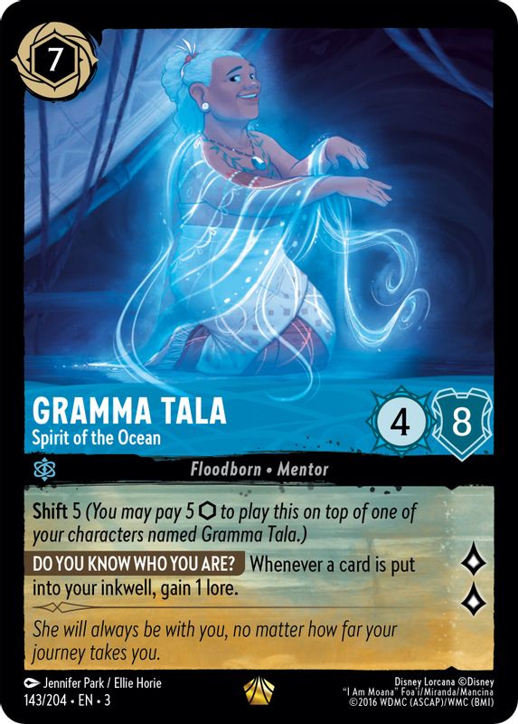 Gramma Tala - Spirit of the Ocean - 143/204 - Legendary