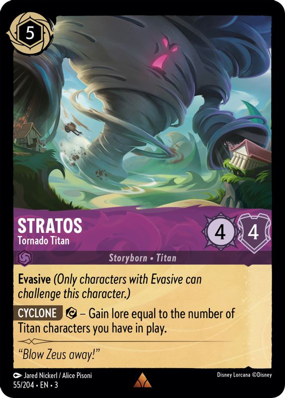 Stratos - Tornado Titan - 55//204 - Rare