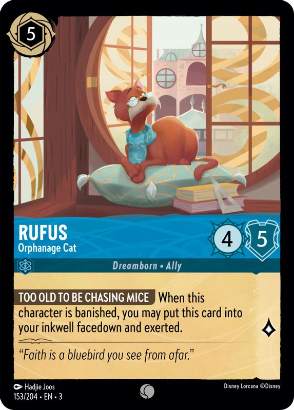 Rufus - Orphanage Cat - 153/204 - Common