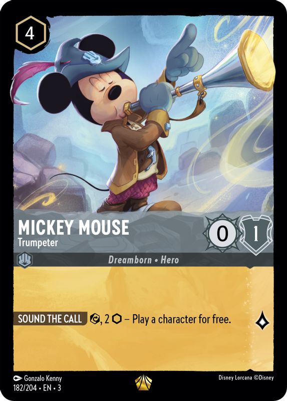 Mickey Mouse -Trumpeter - 182/204 - Legendary