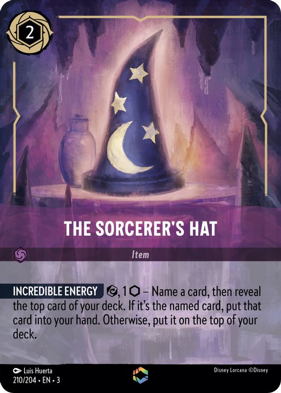 The Sorcerer's Hat (Alternate Art) - 210/204 - Enchanted