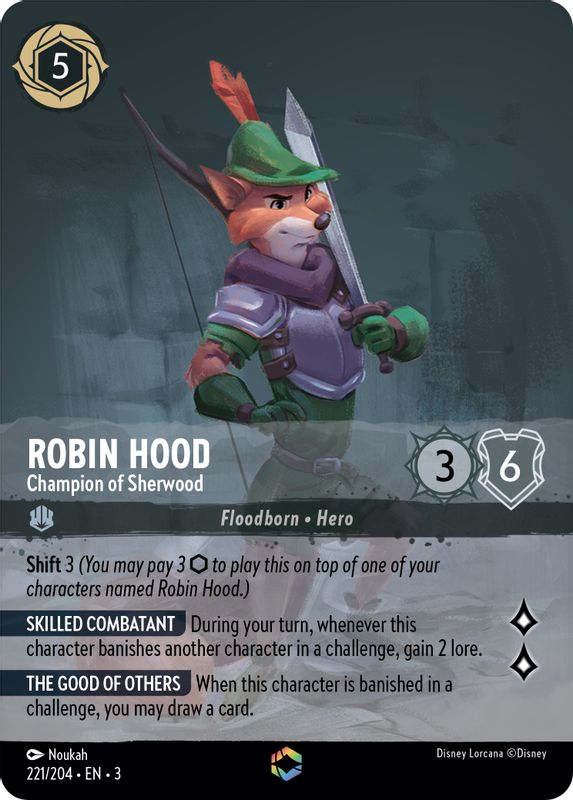 Robin Hood - Champion of Sherwood (Alternate Art) - 221/204 - Enchanted