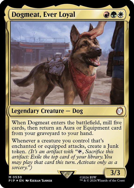 Dogmeat, Ever Loyal (Surge Foil) - 530 - Mythic