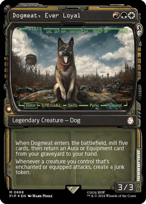 Dogmeat, Ever Loyal (Showcase) (Surge Foil) - 868 - Mythic