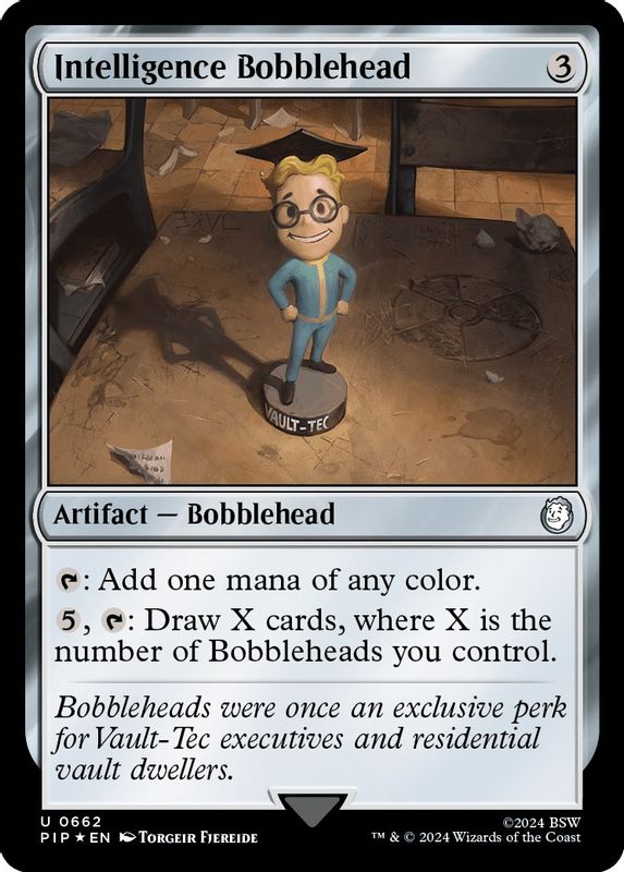 Intelligence Bobblehead (Surge Foil) - 662 - Uncommon