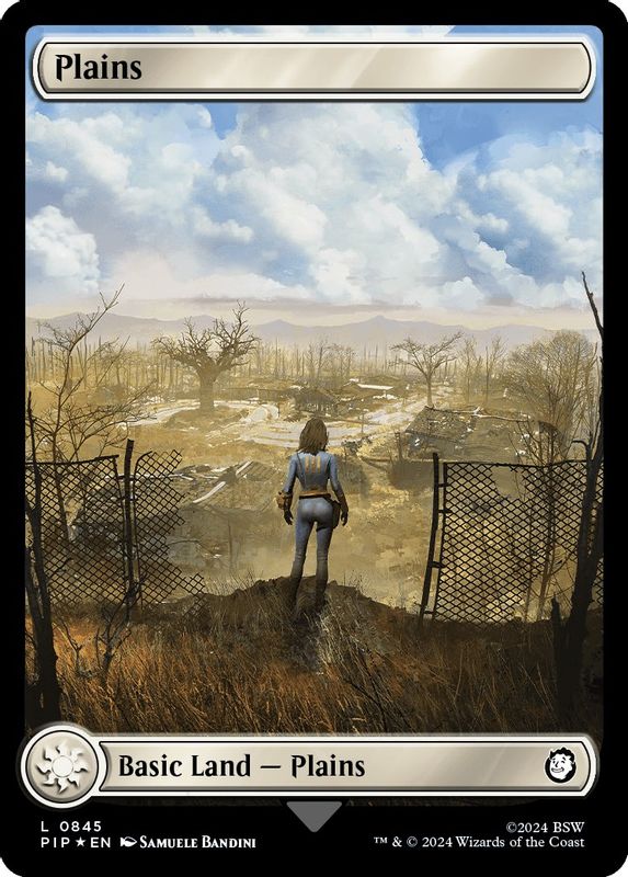 Plains (0845) (Surge Foil) - 845 - Land