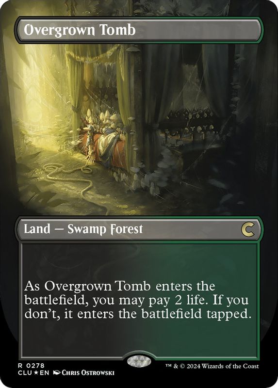 Overgrown Tomb (Borderless) - 278 - Rare