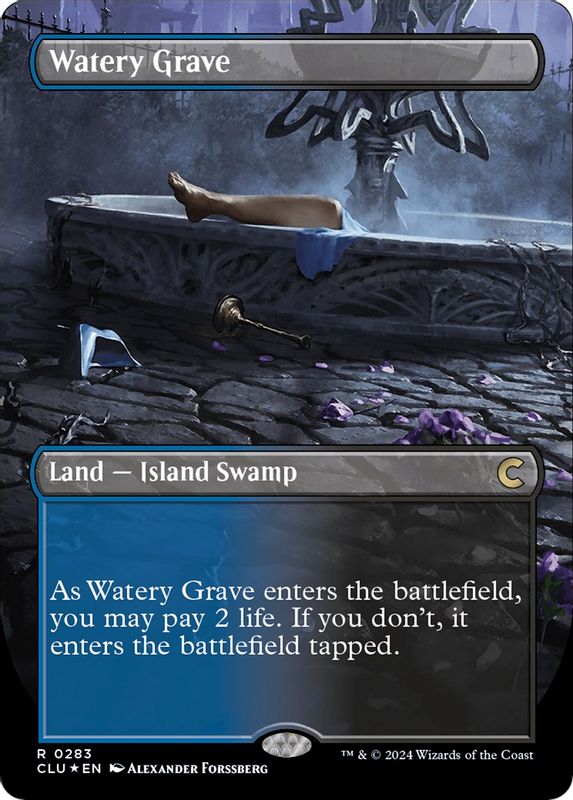 Watery Grave (Borderless) - 283 - Rare