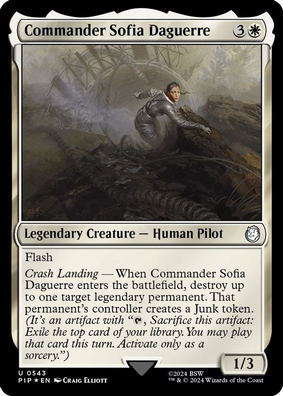 Commander Sofia Daguerre (Surge Foil) - 543 - Uncommon