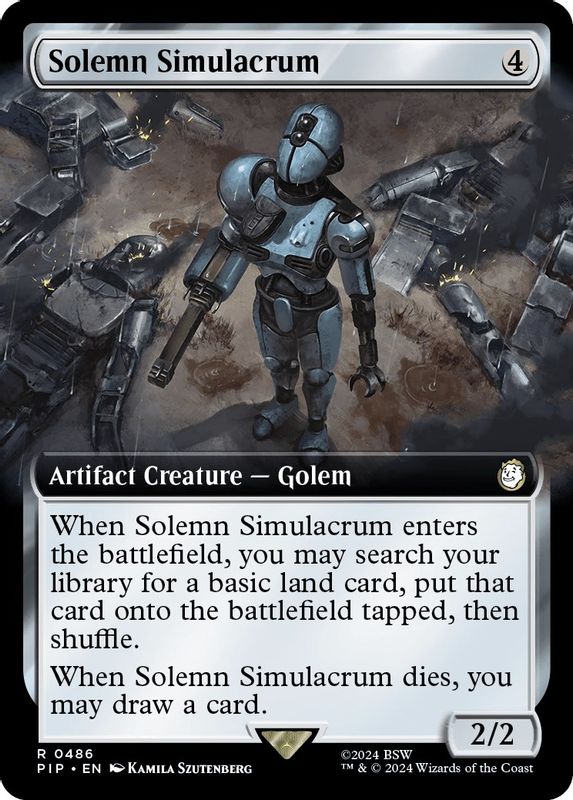 Solemn Simulacrum (Extended Art) - 486 - Rare