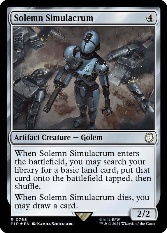 Solemn Simulacrum (Surge Foil) - 768 - Rare