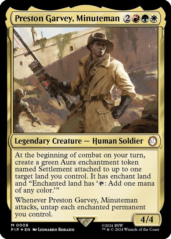 Preston Garvey, Minuteman - 8 - Mythic