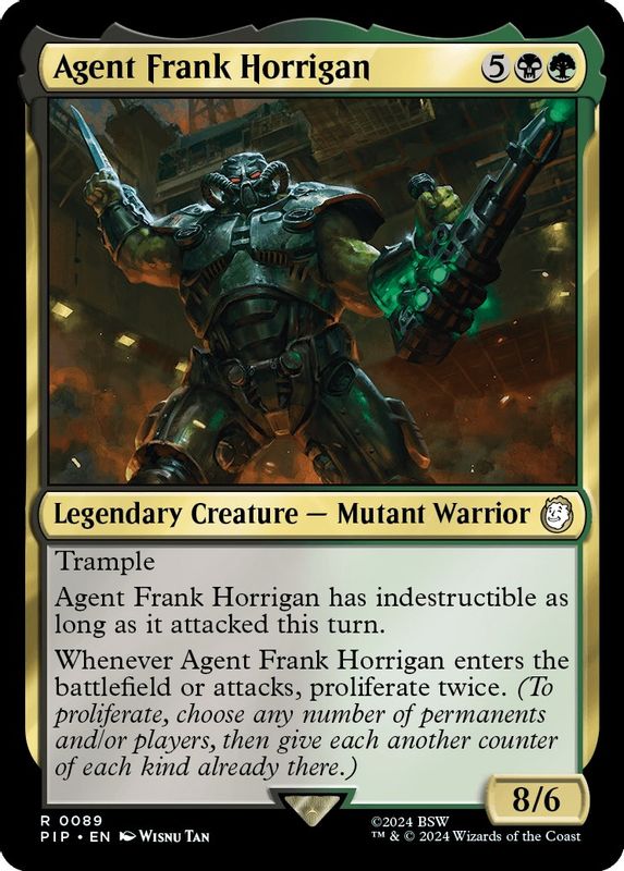 Agent Frank Horrigan - 89 - Rare