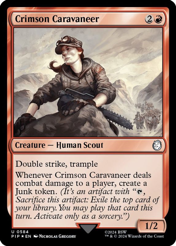 Crimson Caravaneer (Surge Foil) - 584 - Uncommon