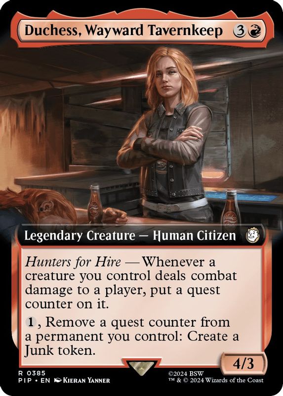 Duchess, Wayward Tavernkeep (Extended Art) - 385 - Rare