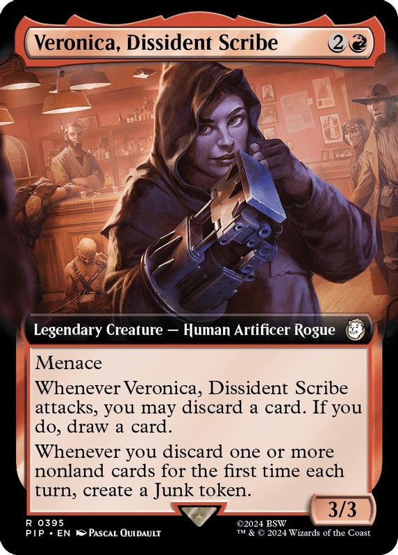 Veronica, Dissident Scribe (Extended Art) - 395 - Rare