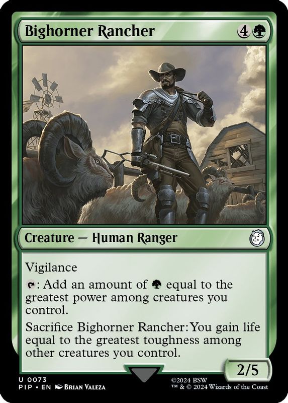 Bighorner Rancher - 73 - Uncommon