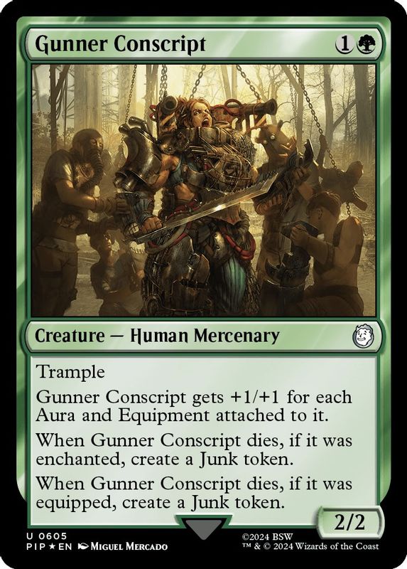 Gunner Conscript (Surge Foil) - 605 - Uncommon