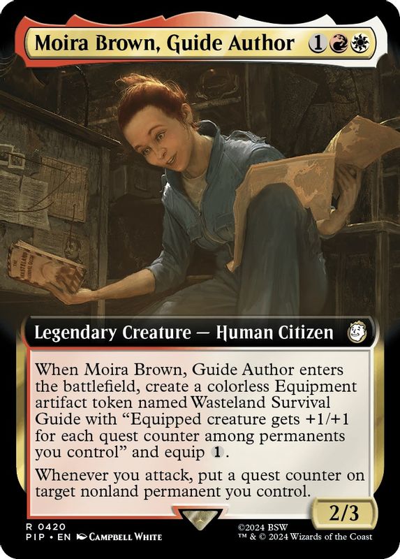 Moira Brown, Guide Author (Extended Art) - 420 - Rare