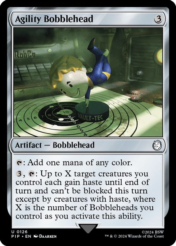 Agility Bobblehead - 126 - Uncommon