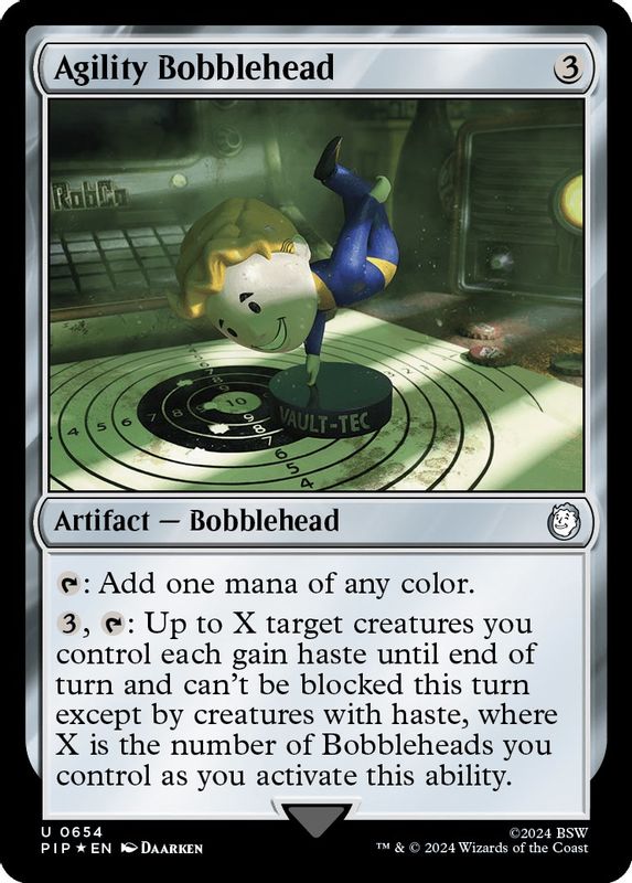 Agility Bobblehead (Surge Foil) - 654 - Uncommon