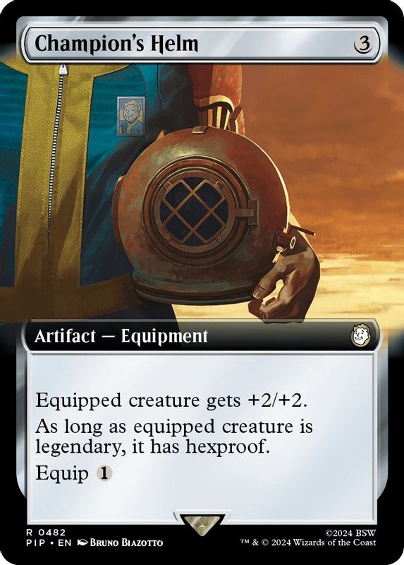 Champion's Helm (Extended Art) - 482 - Rare