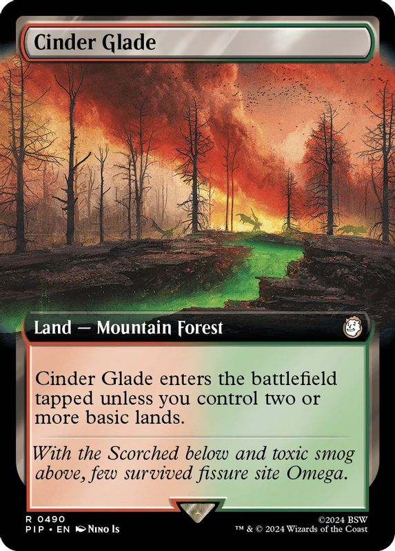 Cinder Glade (Extended Art) - 490 - Rare