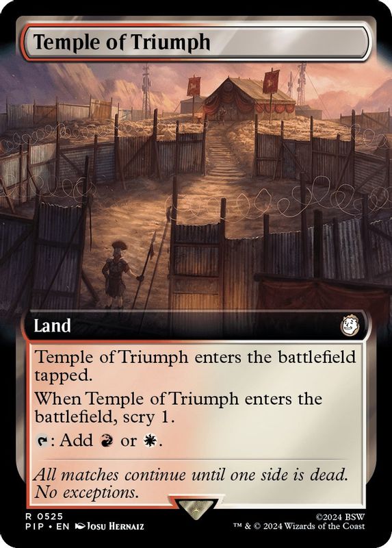 Temple of Triumph (Extended Art) - 525 - Rare