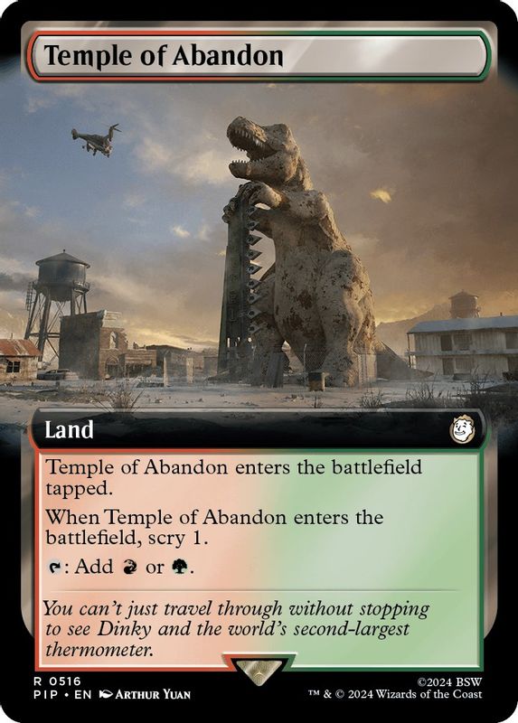 Temple of Abandon (Extended Art) - 516 - Rare