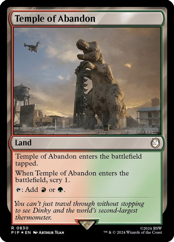 Temple of Abandon (Surge Foil) - 830 - Rare