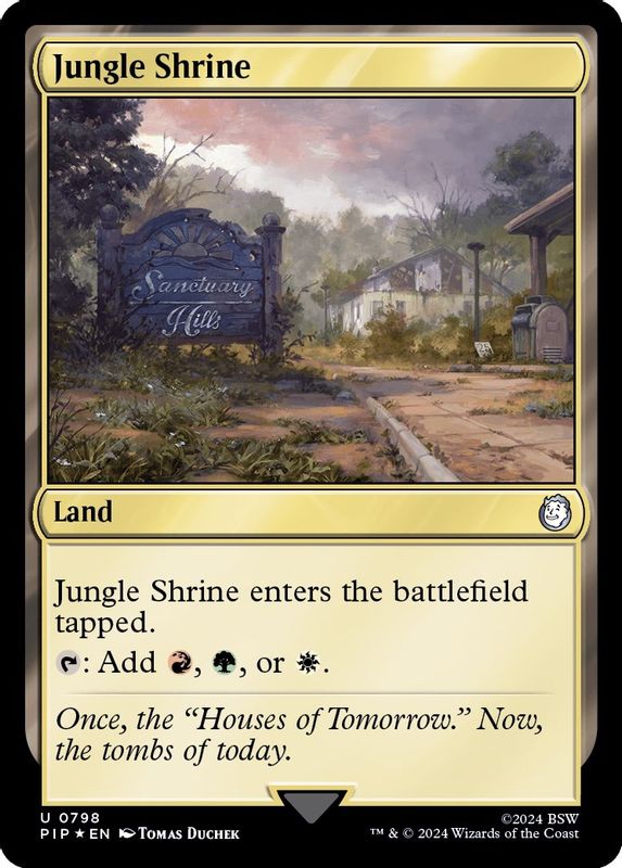 Jungle Shrine (Surge Foil) - 798 - Uncommon