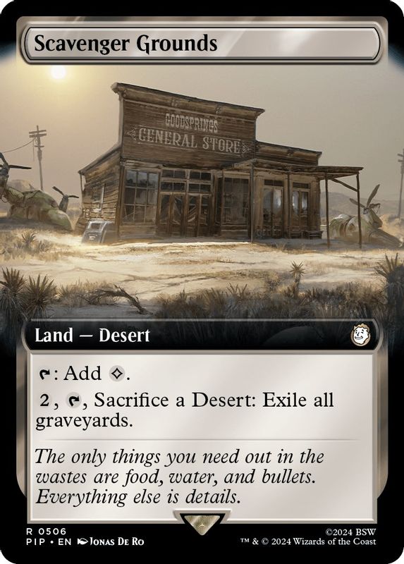 Scavenger Grounds (Extended Art) - 506 - Rare