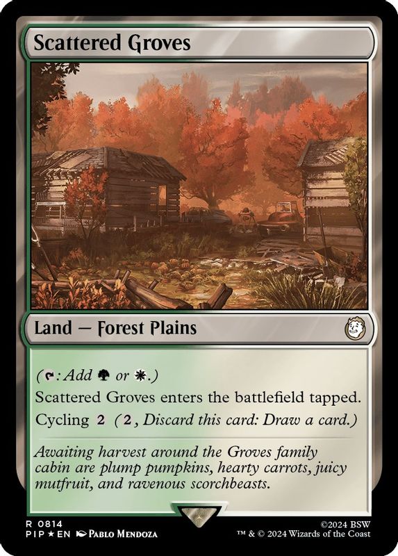 Scattered Groves (Surge Foil) - 814 - Rare